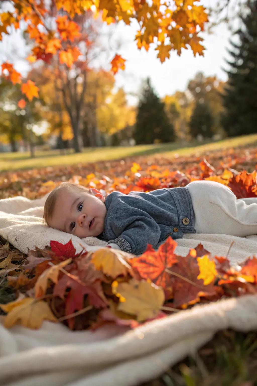 A seasonal theme adds timely charm to your baby's photos.