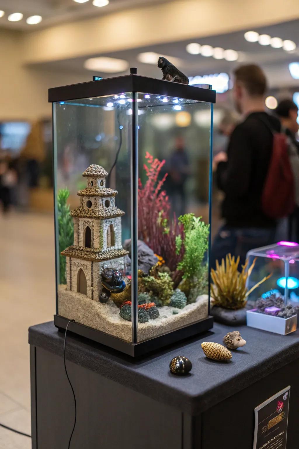 Transform your tank into an underwater art gallery.