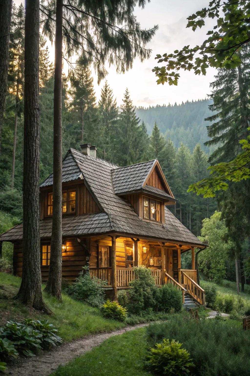 Wood shingles bring rustic charm and natural appeal to homes.