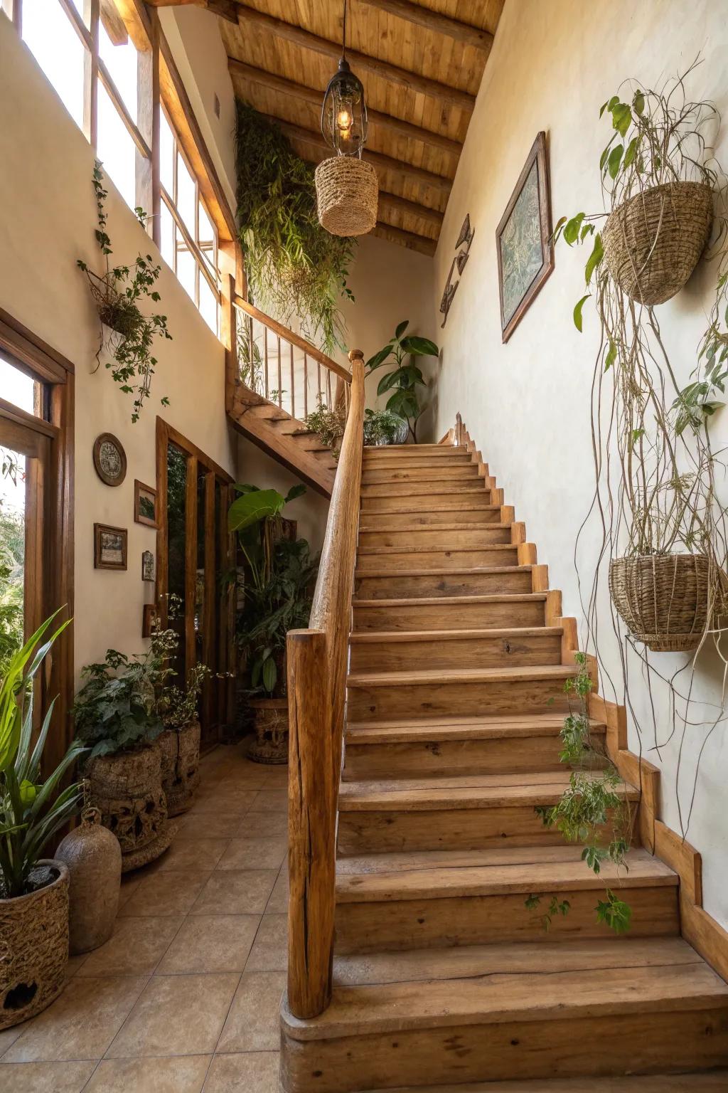 Eco-friendly elegance with sustainable material banisters.