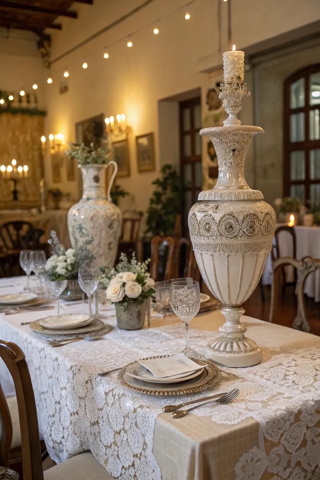 Vintage charm that adds character and warmth.