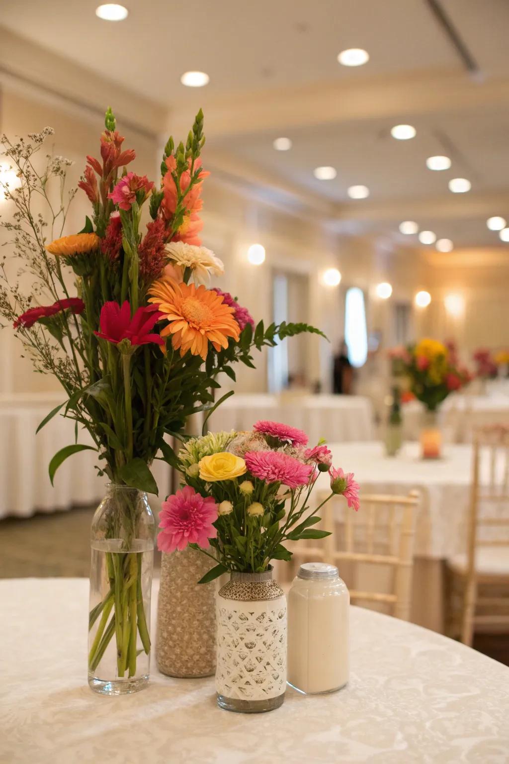 Craft custom florals with DIY arrangements.