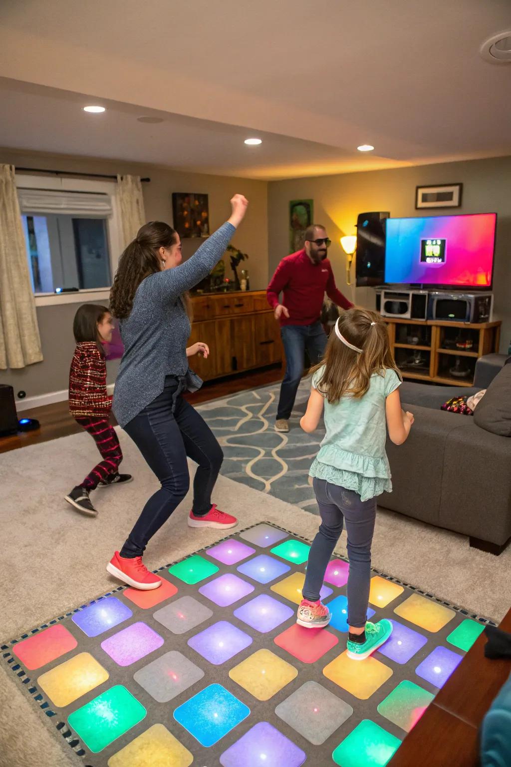 A spirited family dance party full of joy and movement.