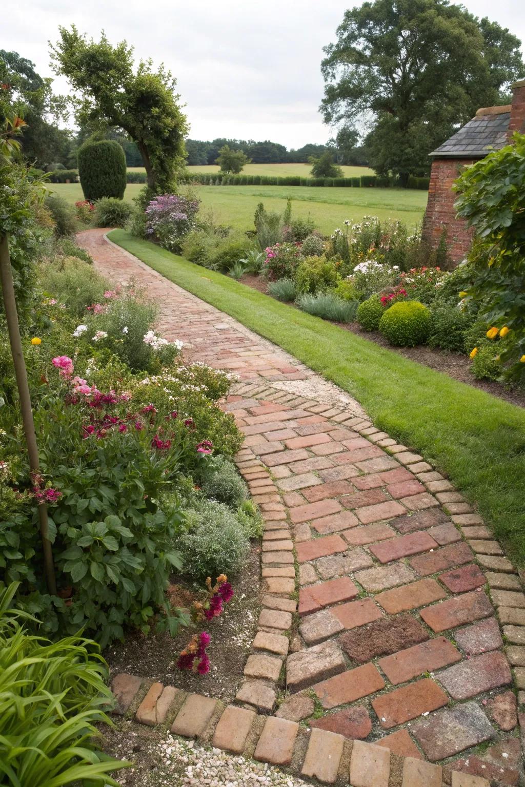 Reclaimed materials add character and a touch of history to your garden.