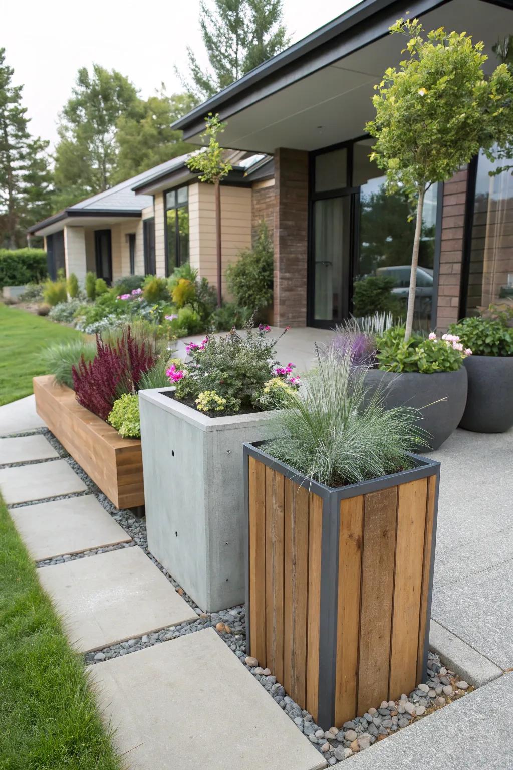 Personalized planters bring unique style to modern yards.