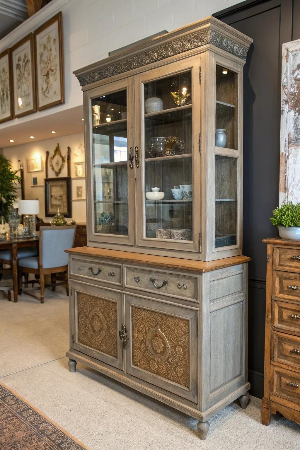 A harmonious blend of vintage charm and modern updates.