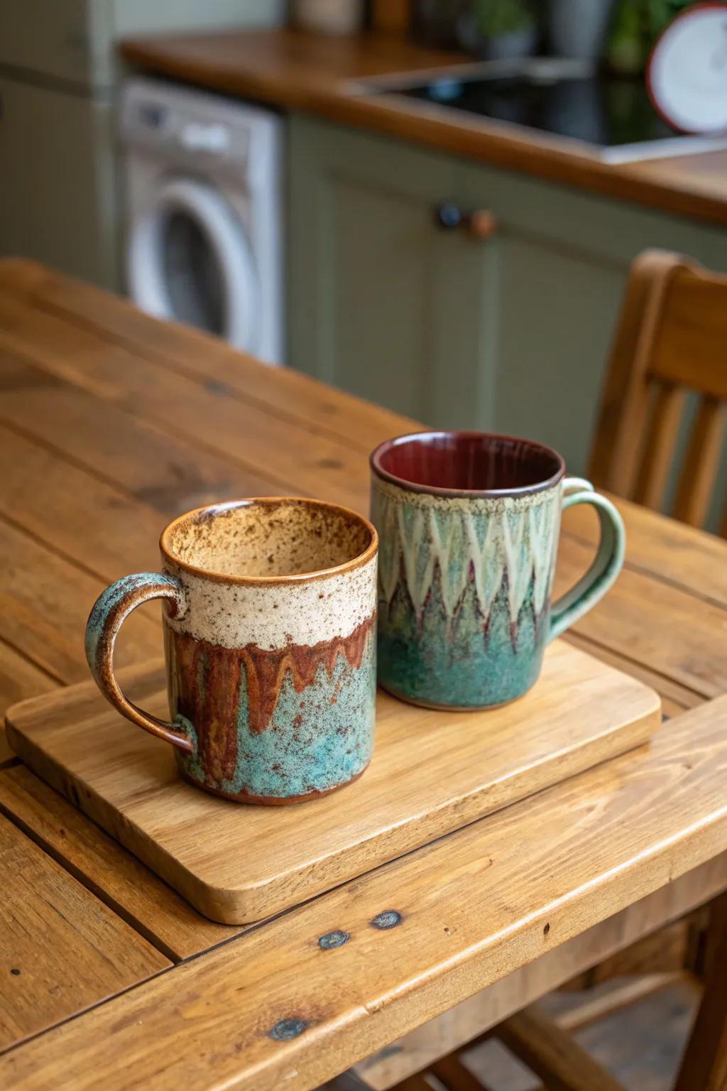 Enjoy your favorite brew in a beautifully crafted mug.