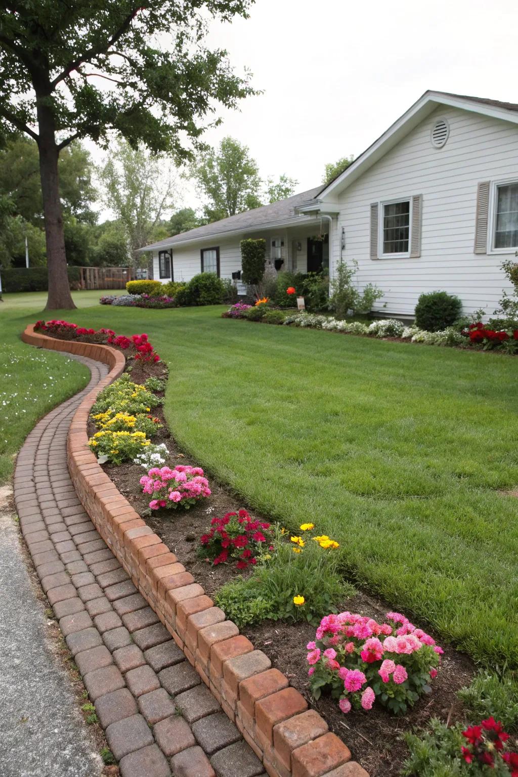 Edging provides a tidy and polished look to the garden.