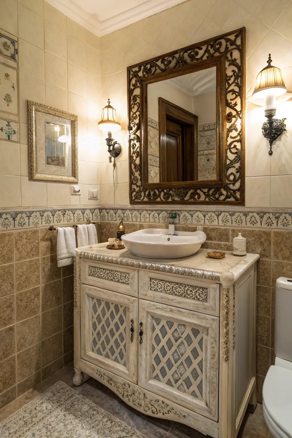 Tilework that stands as a classic vintage staple.