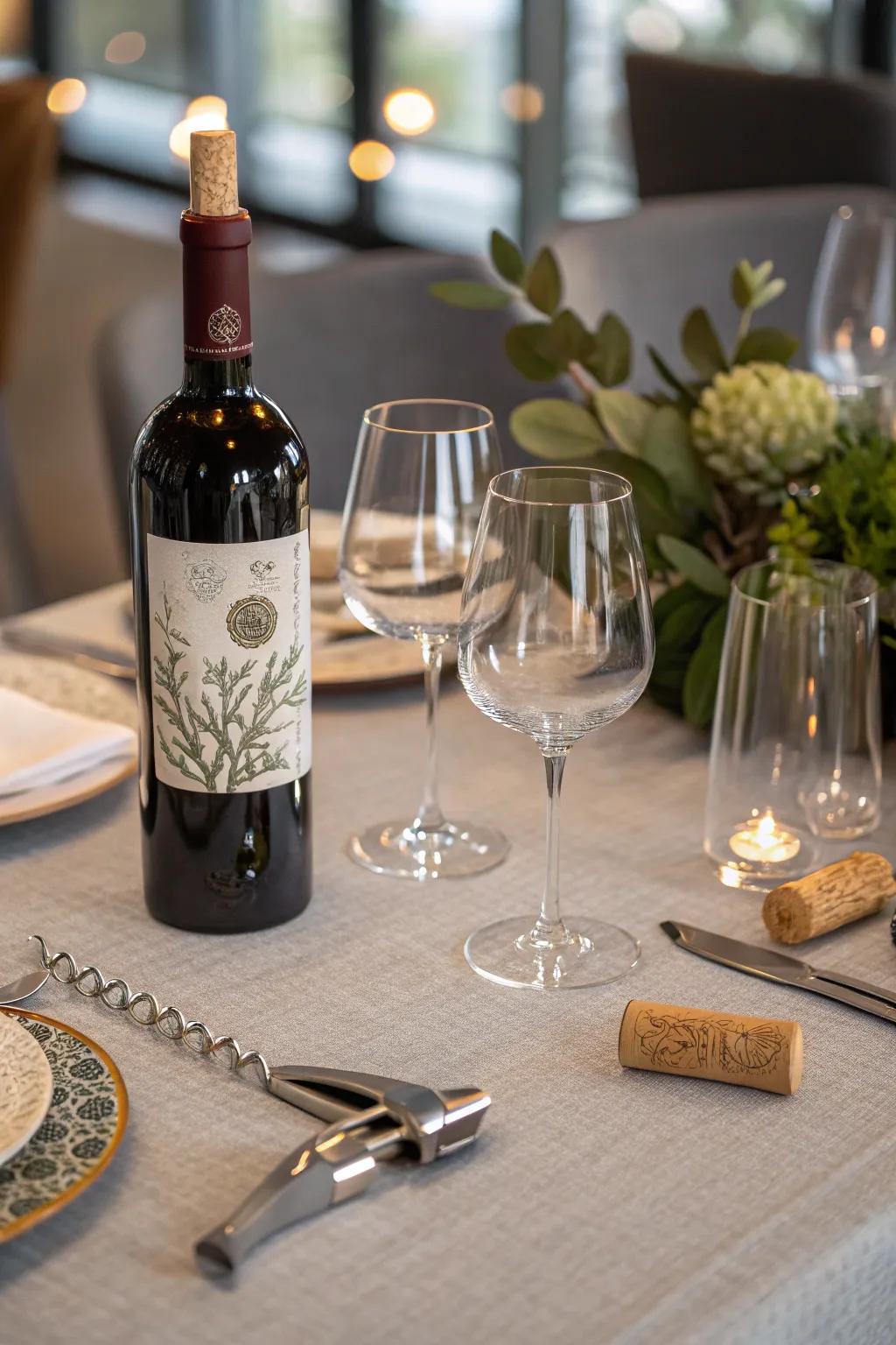 Celebrate with responsibly sourced wines and eco-chic accessories.