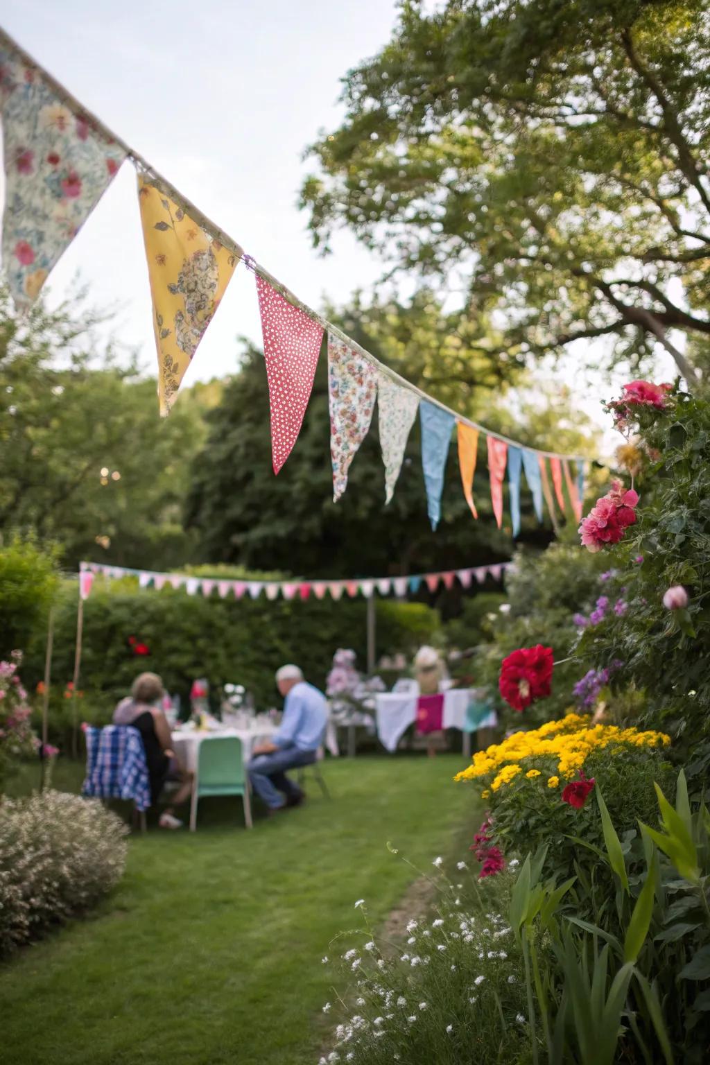 Infuse your party with playful charm using DIY bunting.