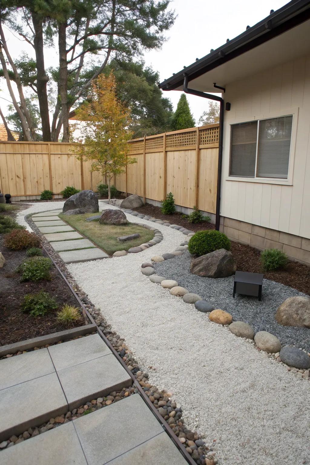 Zen gardens offer a peaceful retreat in any backyard.