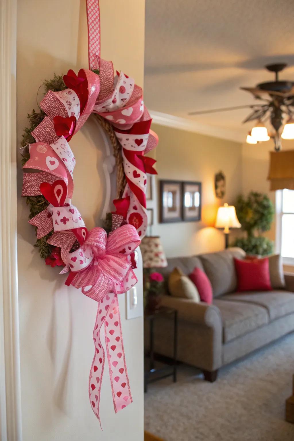 Share the love with this sweet Valentine’s wreath.