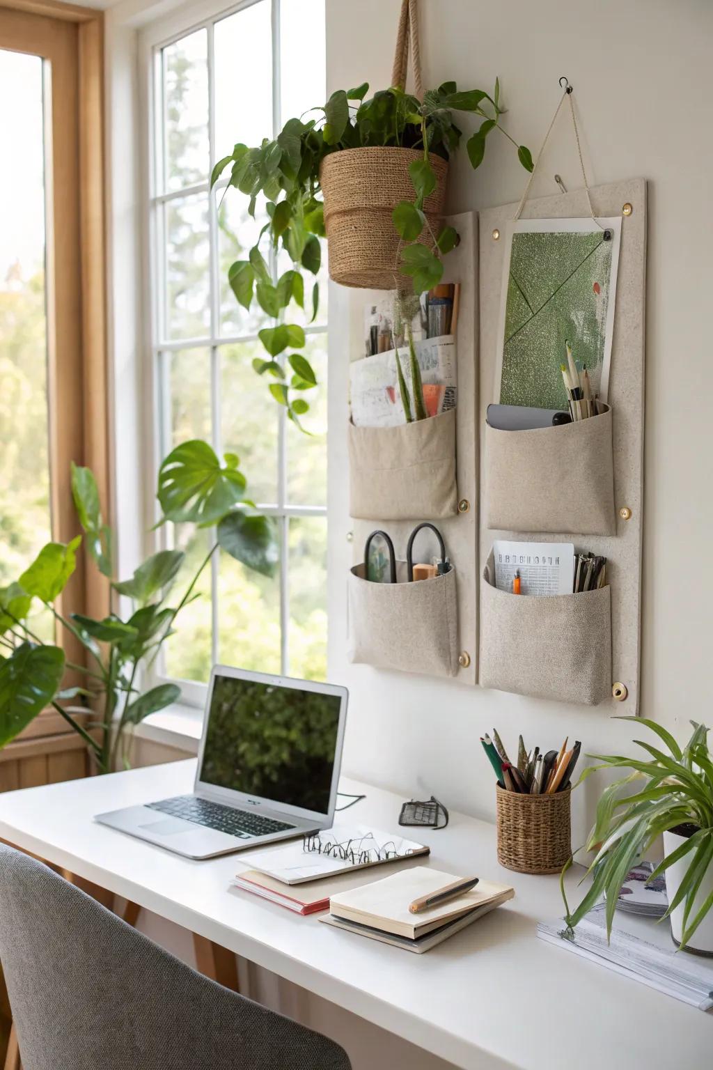 Eco-friendly recycled pockets combine style with sustainability.