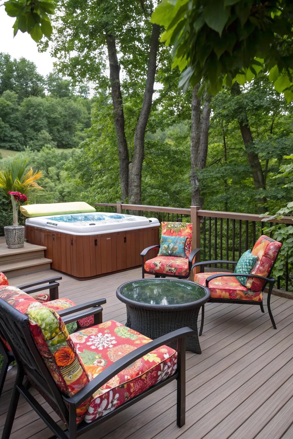 Durable fabrics ensure your outdoor space remains vibrant and inviting.