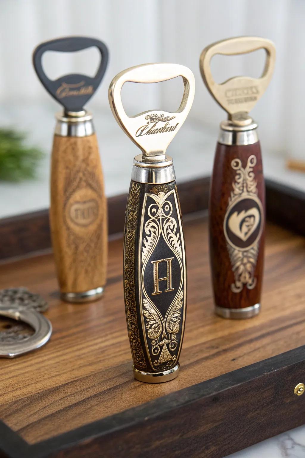 Themed bottle openers that are both fun and functional.