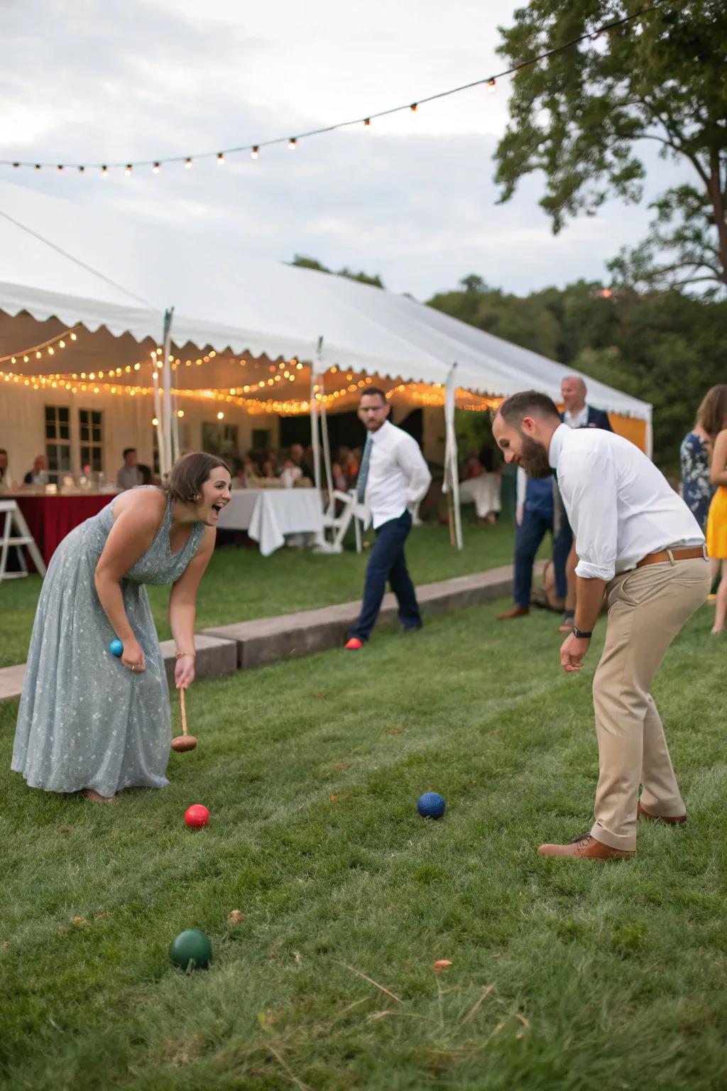 Engage guests with simple entertainment.