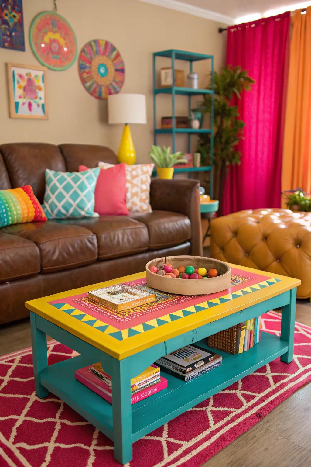 Bold colors add energy and personality to any room.