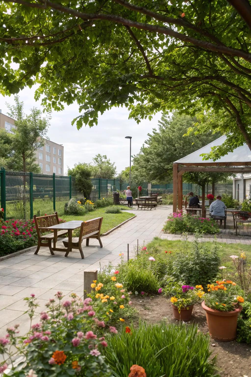 A communal garden space for shared joy and connection.