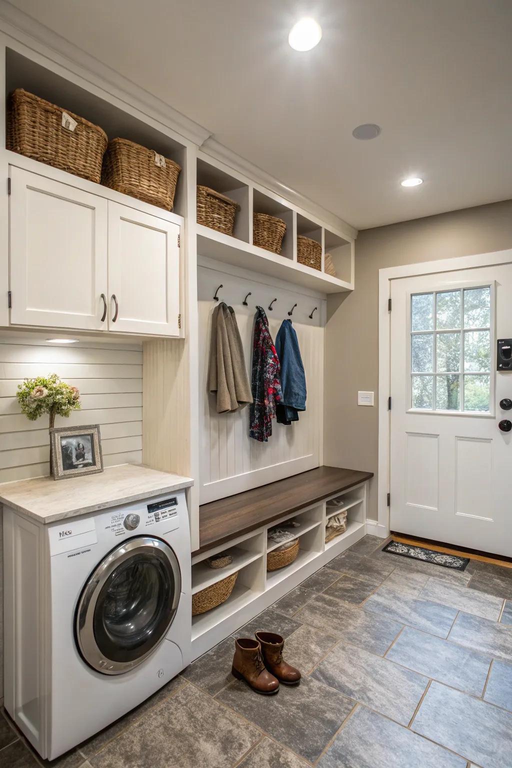Transform utility spaces into organized and stylish areas.