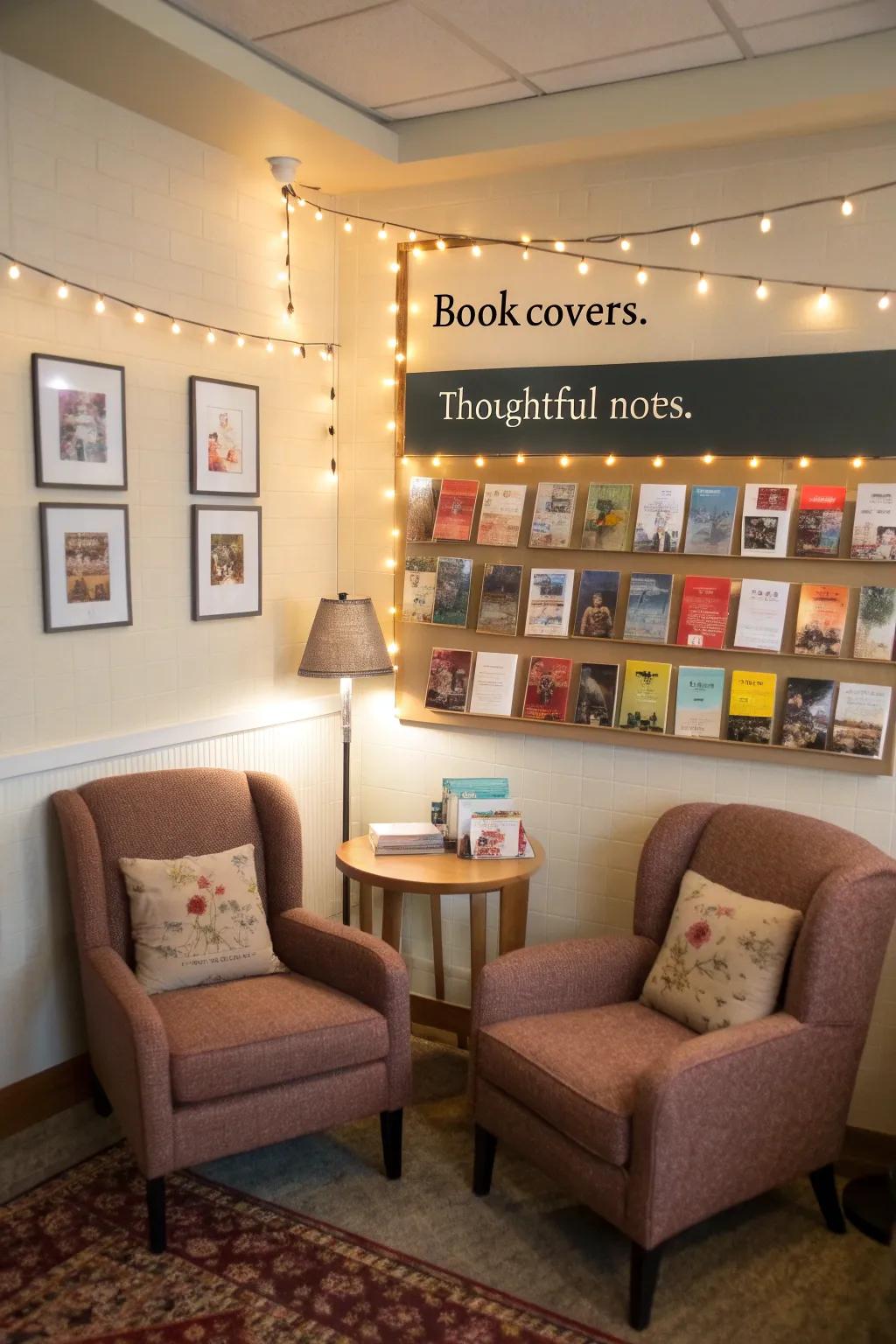 Dive into new adventures with a book recommendations corner.