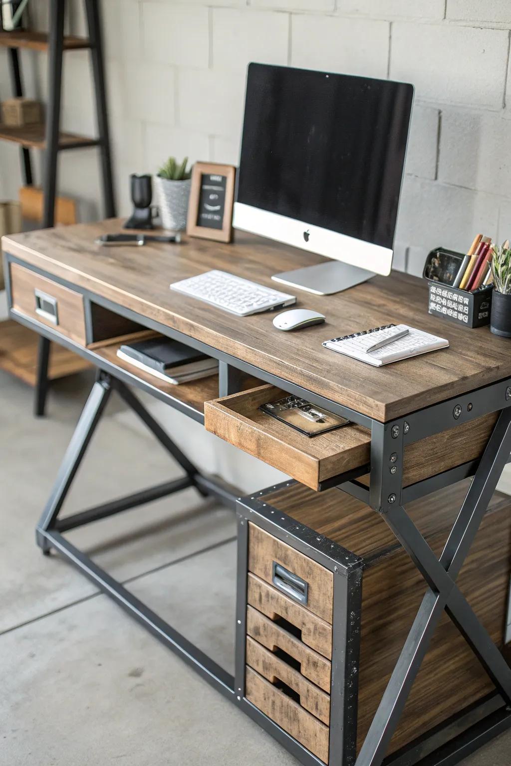 Custom-built designs ensure your desk fits perfectly in your space.