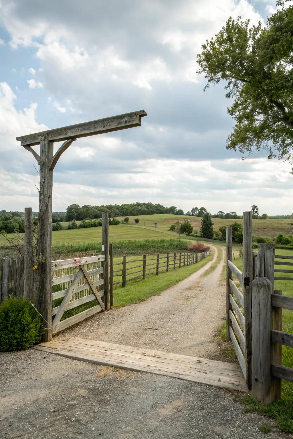 A cohesive look with a gate and matching extended fence.