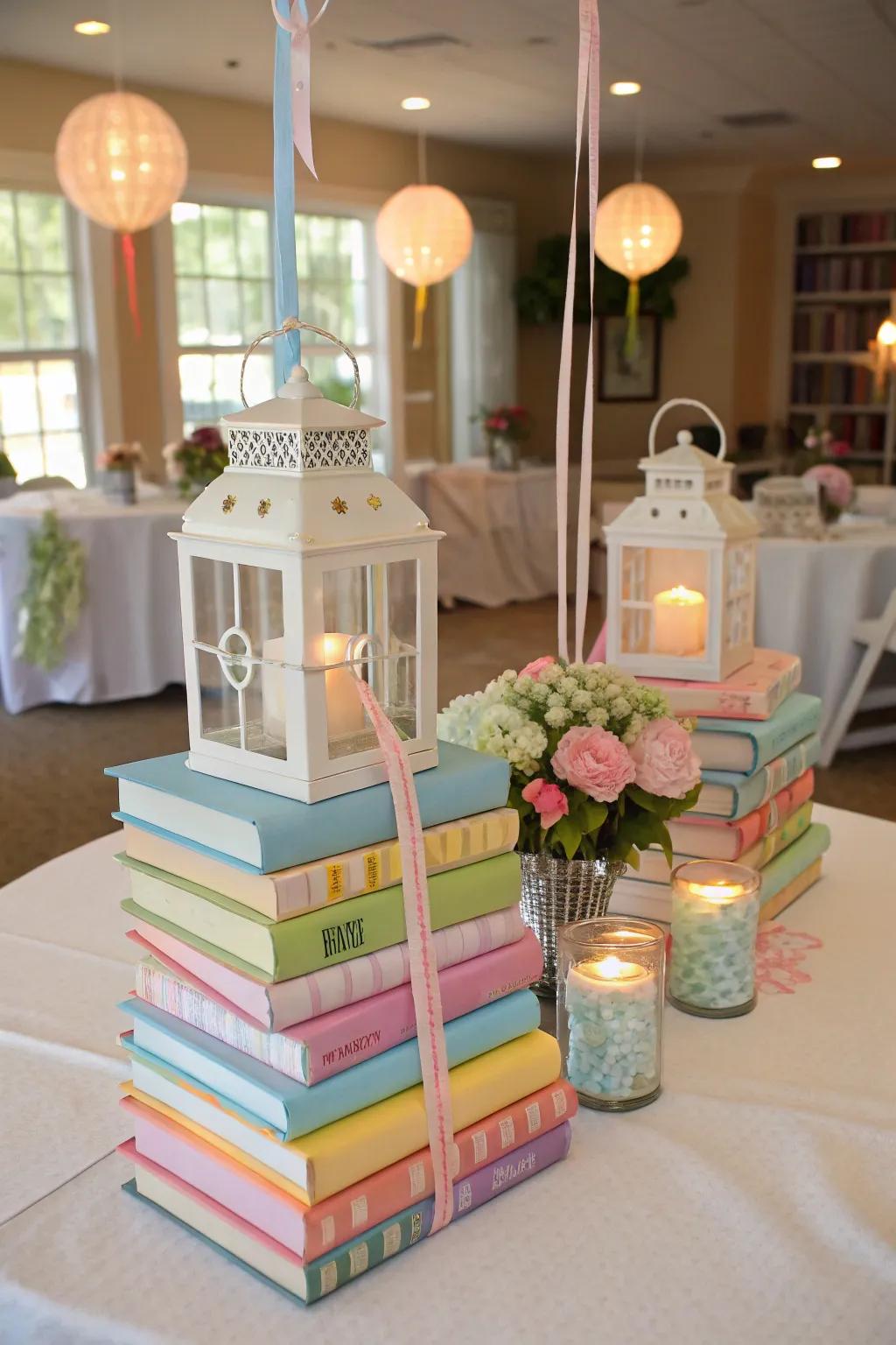 Unique centerpieces that double as conversation starters.