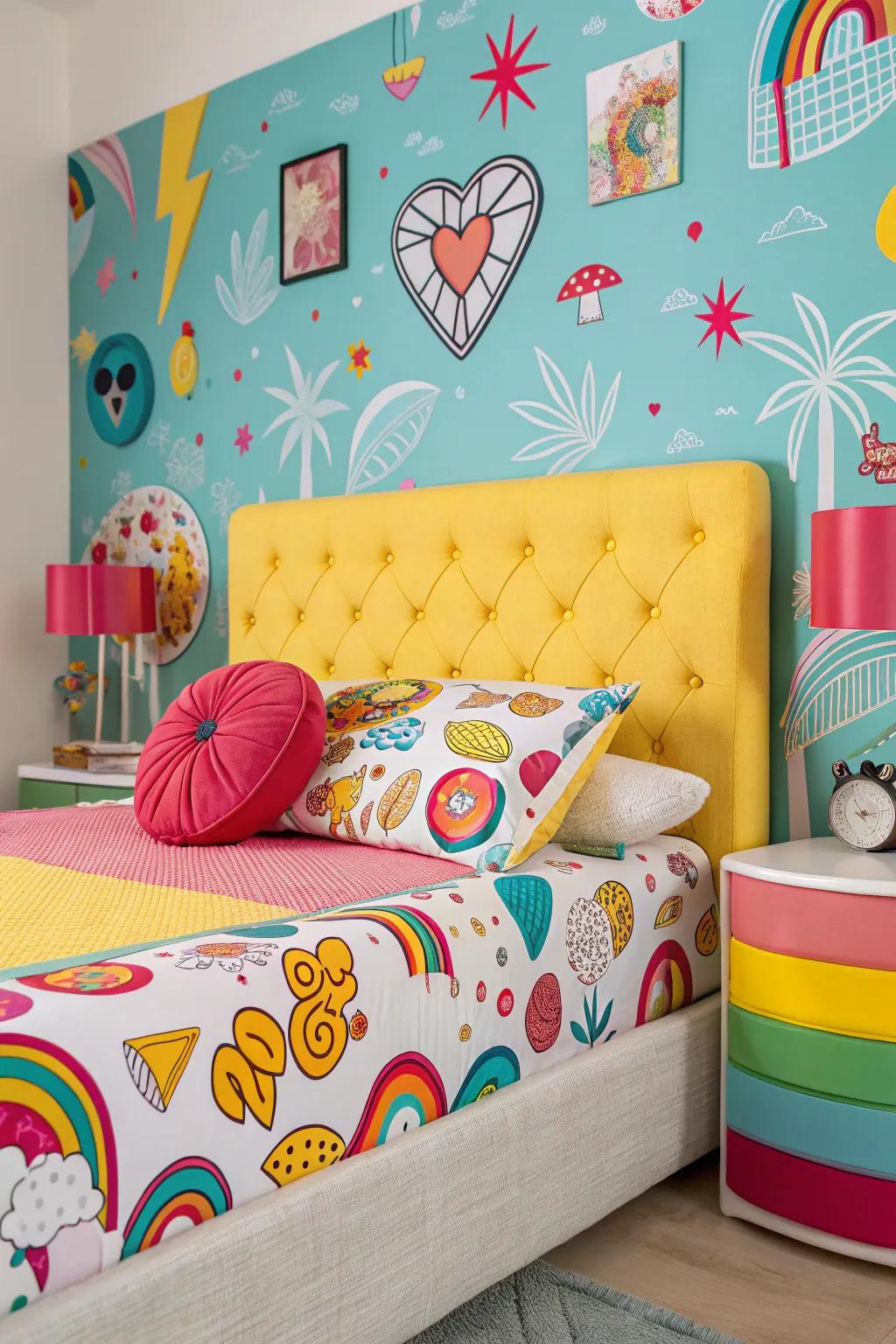 Pop art adds a playful and vibrant touch to your space.