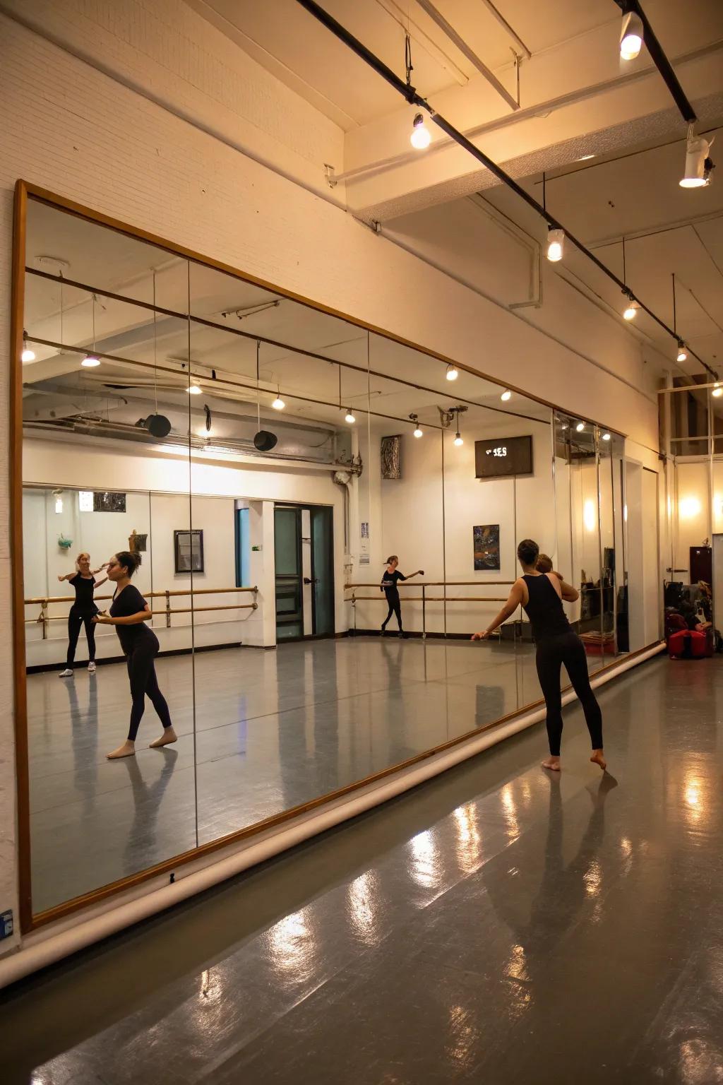 Dance to your heart's content in a dedicated studio space.