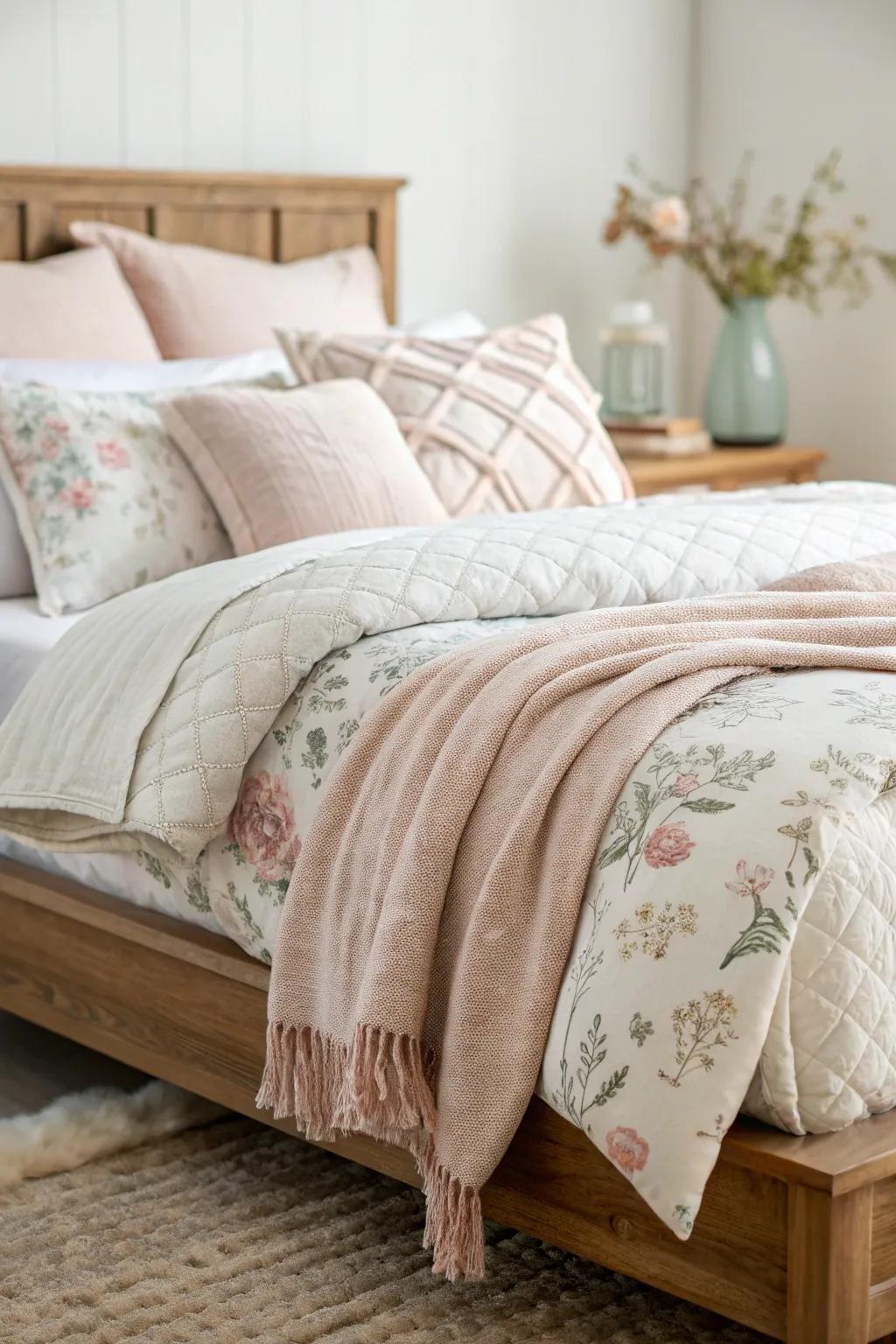 Seasonal bedding keeps your space feeling fresh year-round.