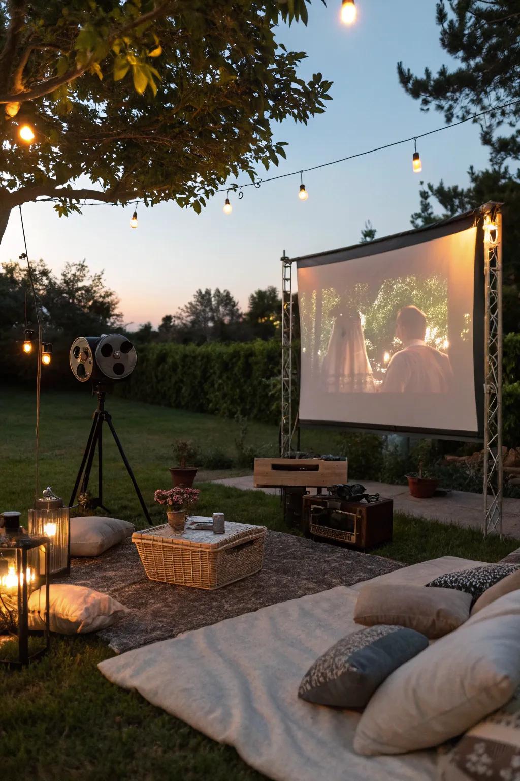 Experience the magic of cinema under the open sky.