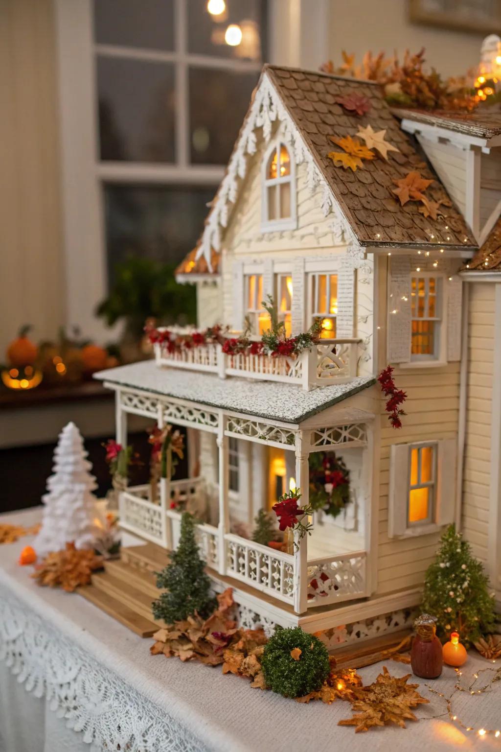 Keep your dollhouse lively with seasonal decor changes.