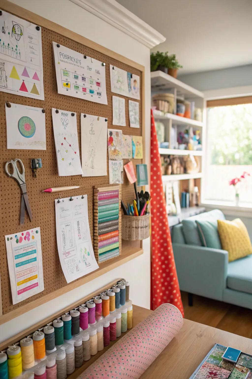 Get inspired for your next project with a DIY ideas board.