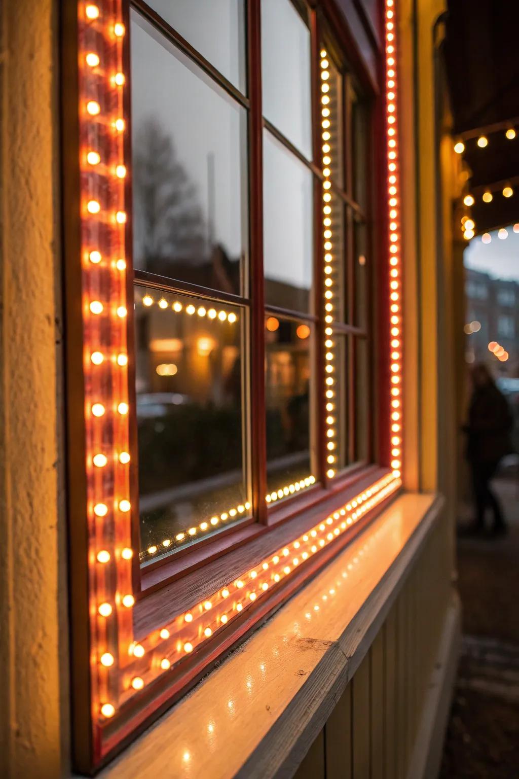 Make your windows stand out with LED frame lighting.