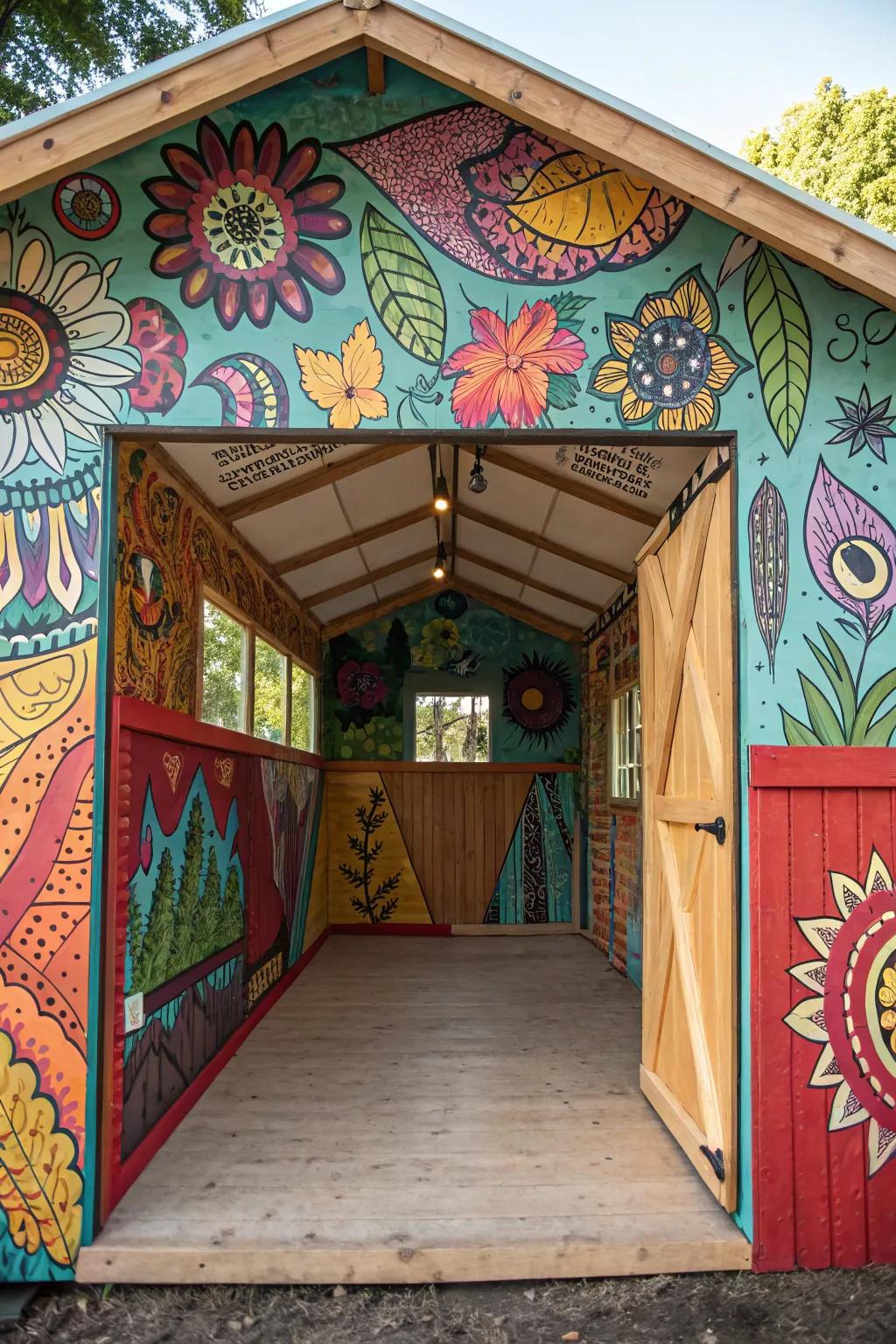 Artistic touches add a unique flair to your bunkhouse.