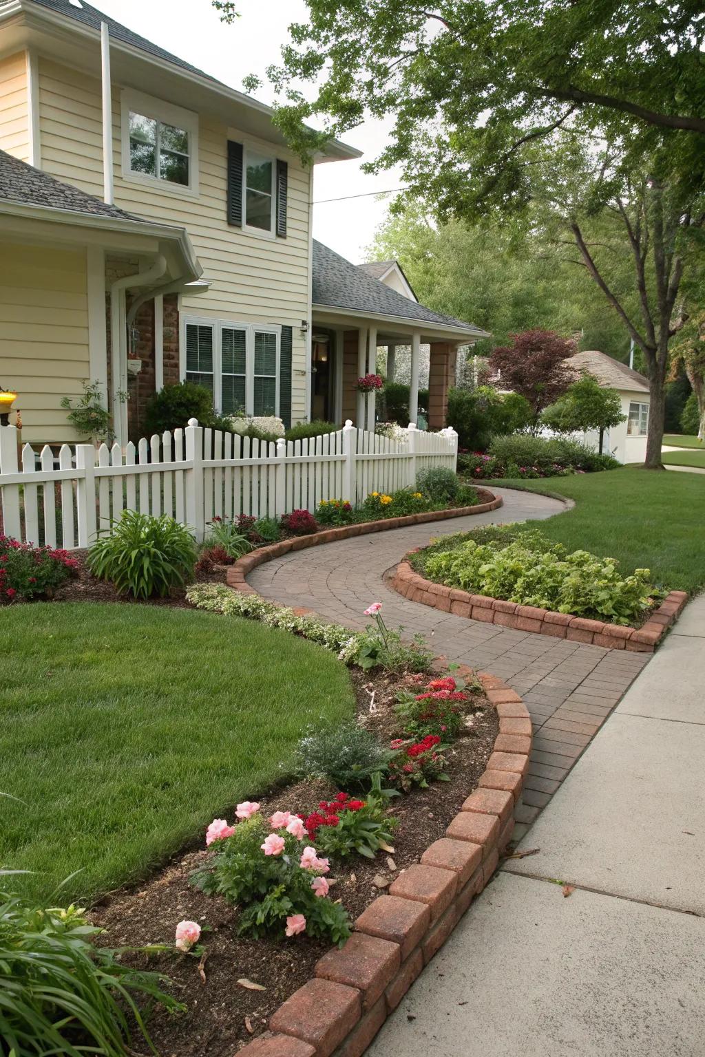 Decorative edging brings order and style to garden borders.