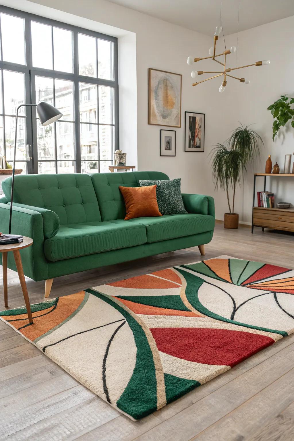 Abstract designs add a unique and artistic element.
