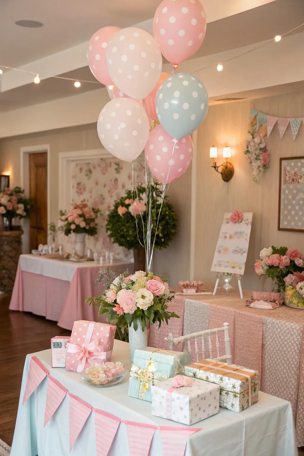 Surprising elements that add a playful twist to the baby shower.