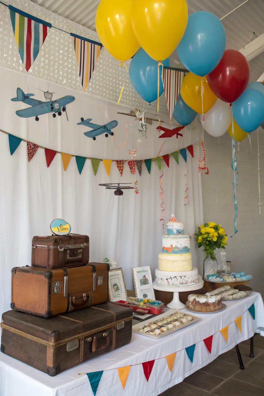 Vintage Airplane Theme - Capturing New Journeys