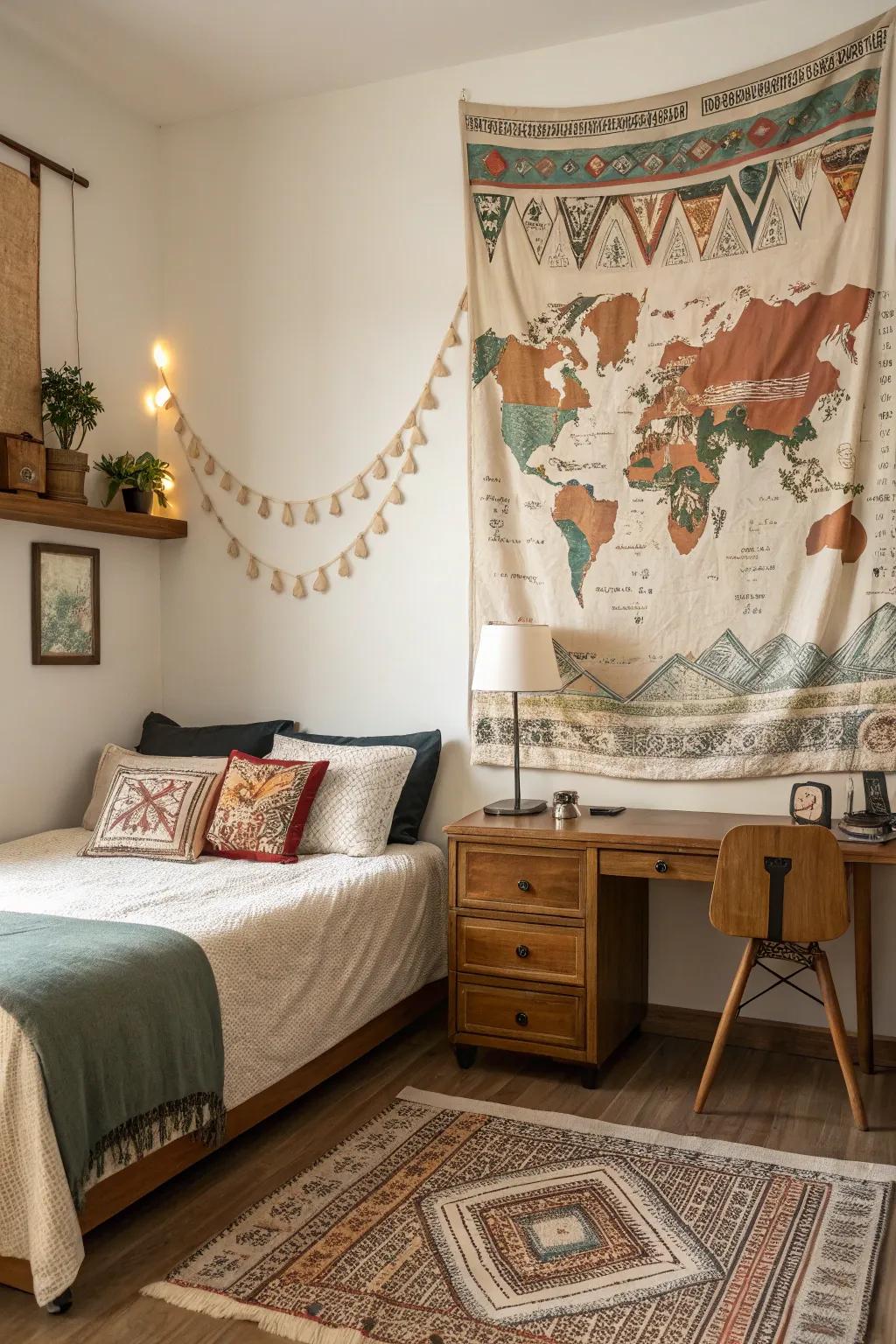 Infuse your space with memories of travel adventures.