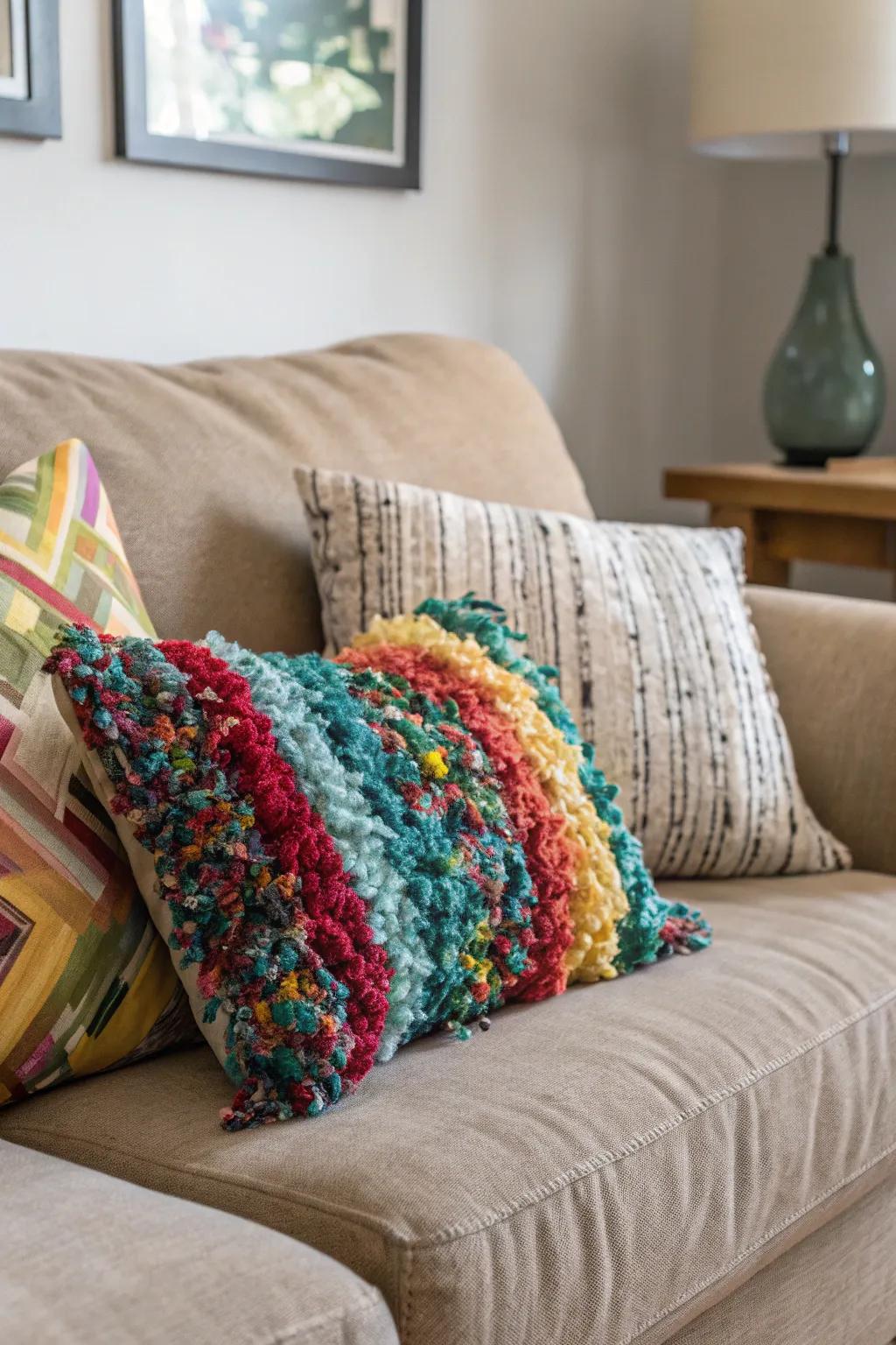 Eco-friendly pillows offer sustainable style and comfort.