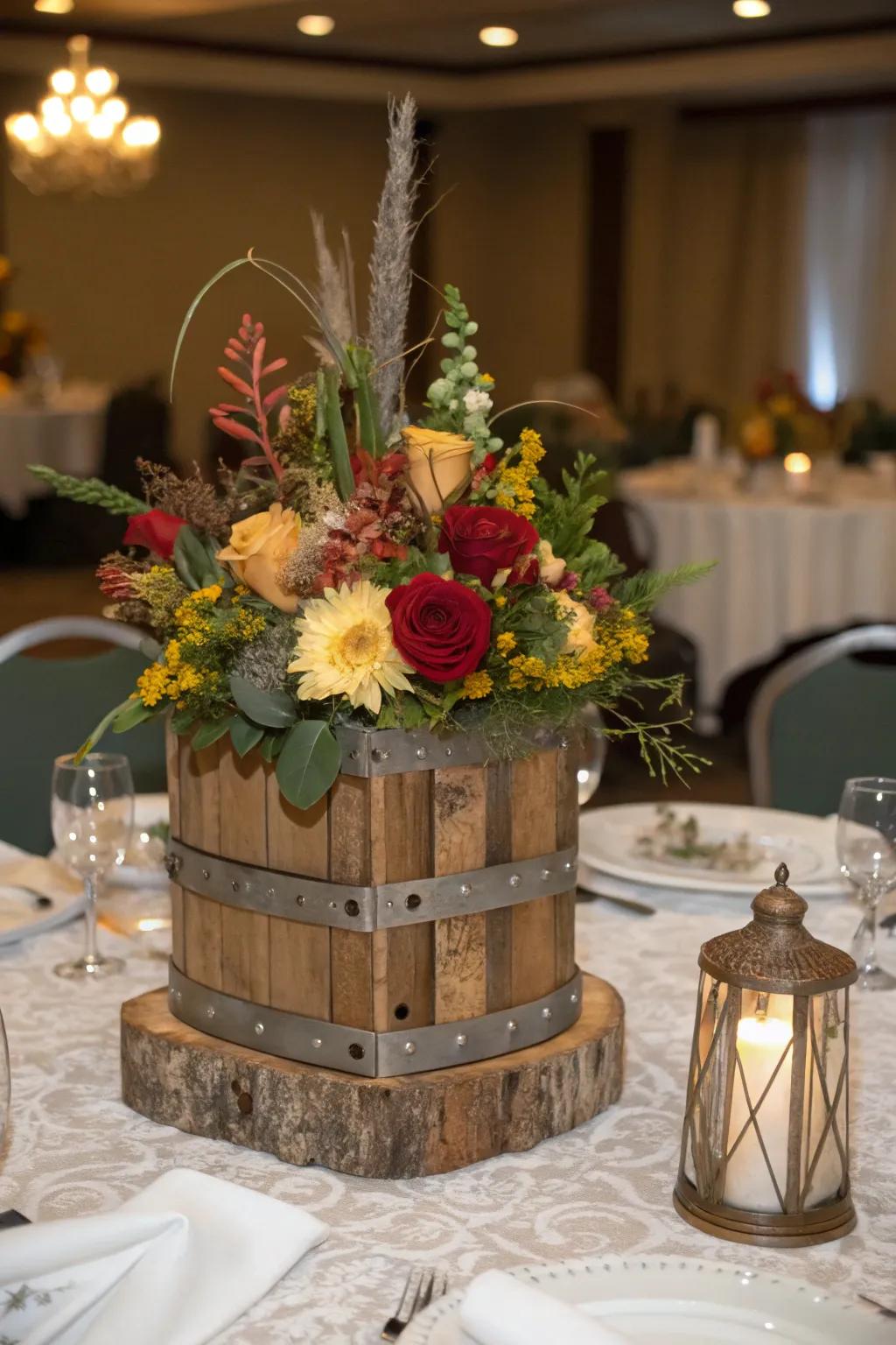 Eclectic centerpieces bring creativity and charm to your dining tables.