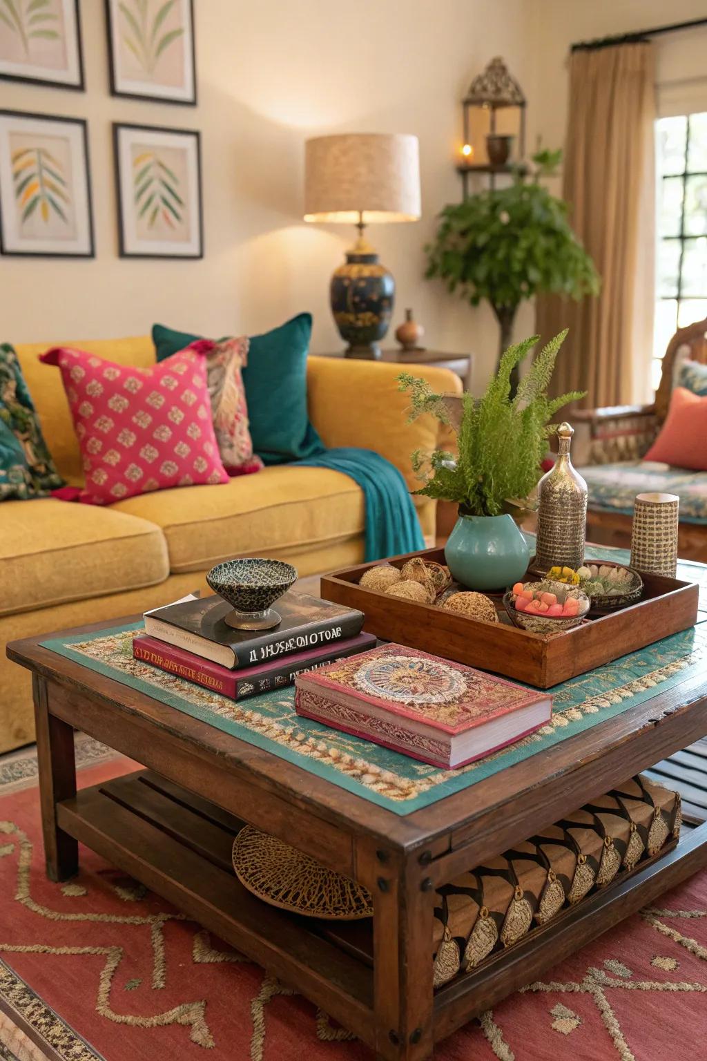 An eclectic mix showcases your unique style and creativity.