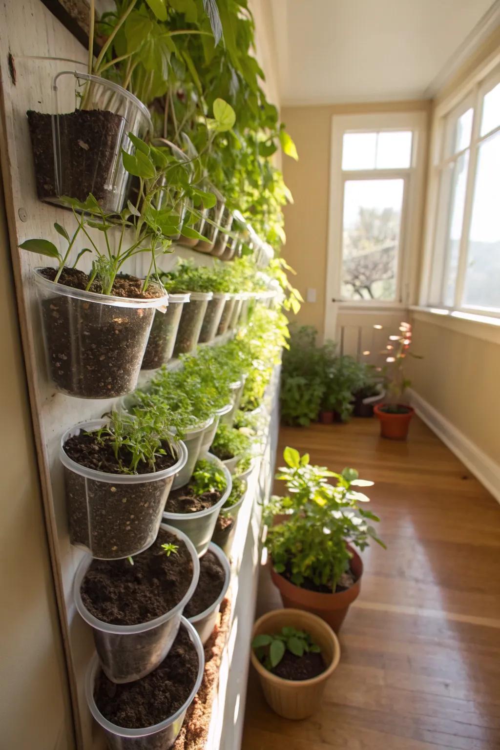 Nurture new growth with a propagation wall.