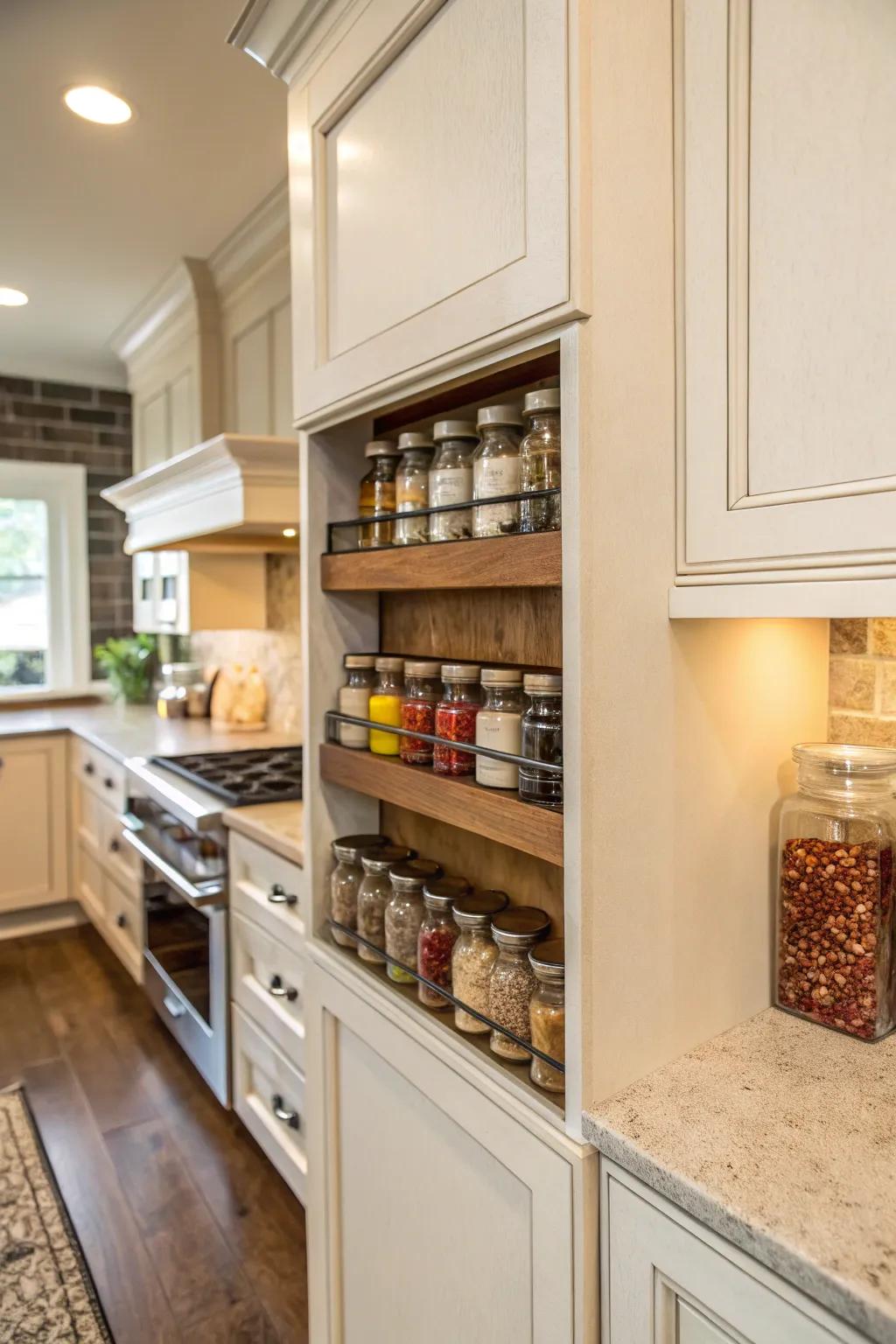 Built-in nooks offer seamless integration into your kitchen.