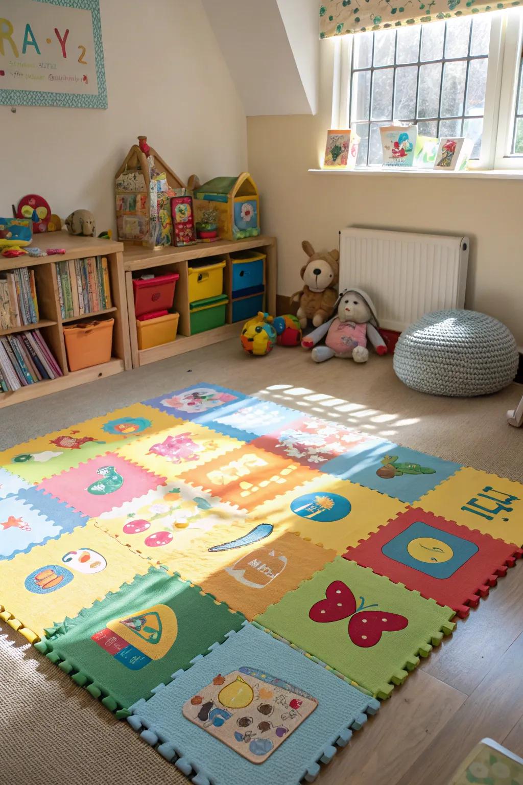 Dynamic play mats offer a versatile foundation for play.