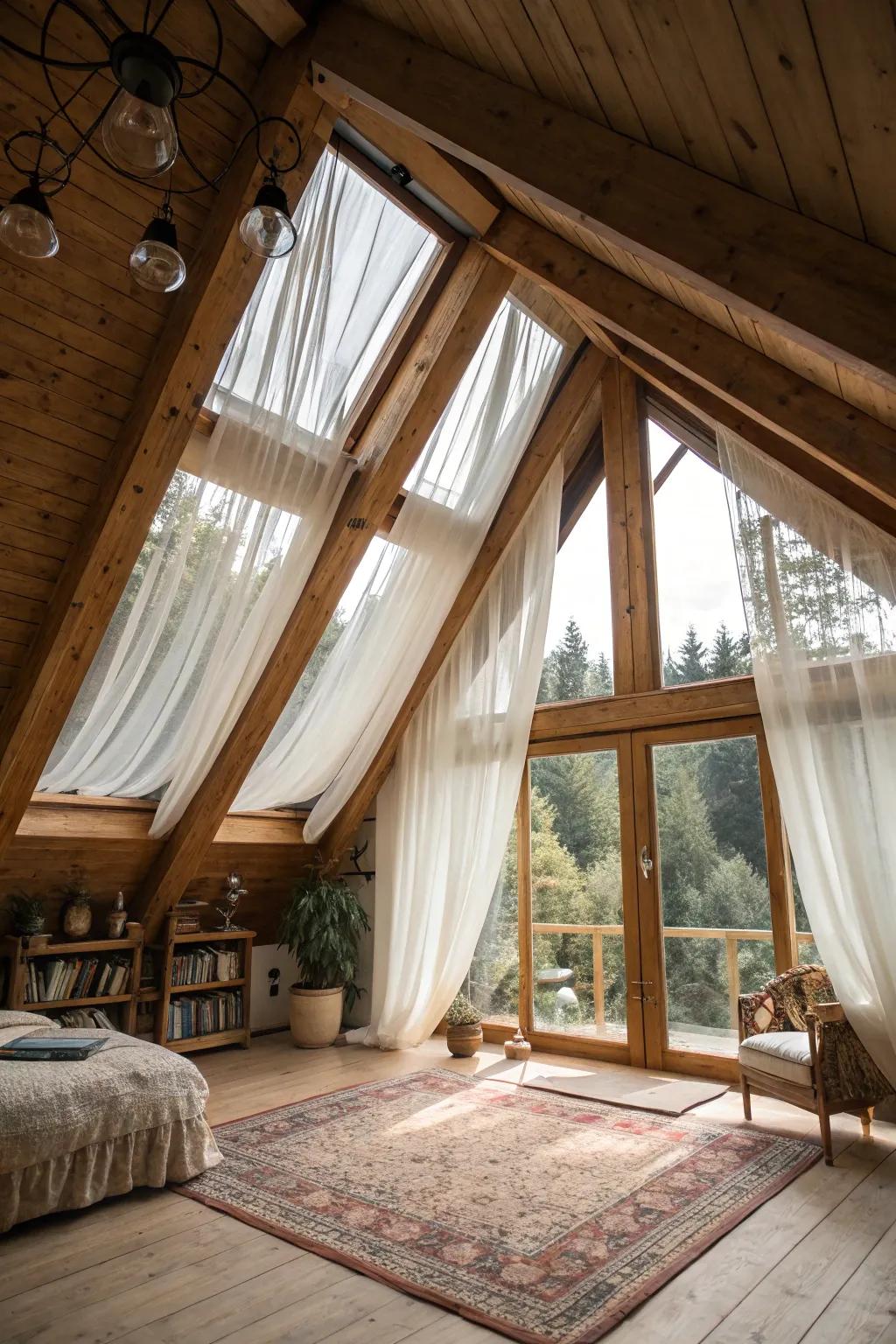 Skylights transform your attic into a bright, inviting space.