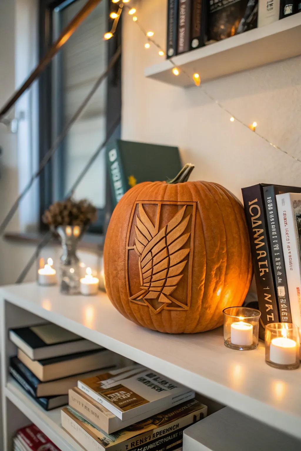 Carve iconic symbols to personalize your seasonal decor.