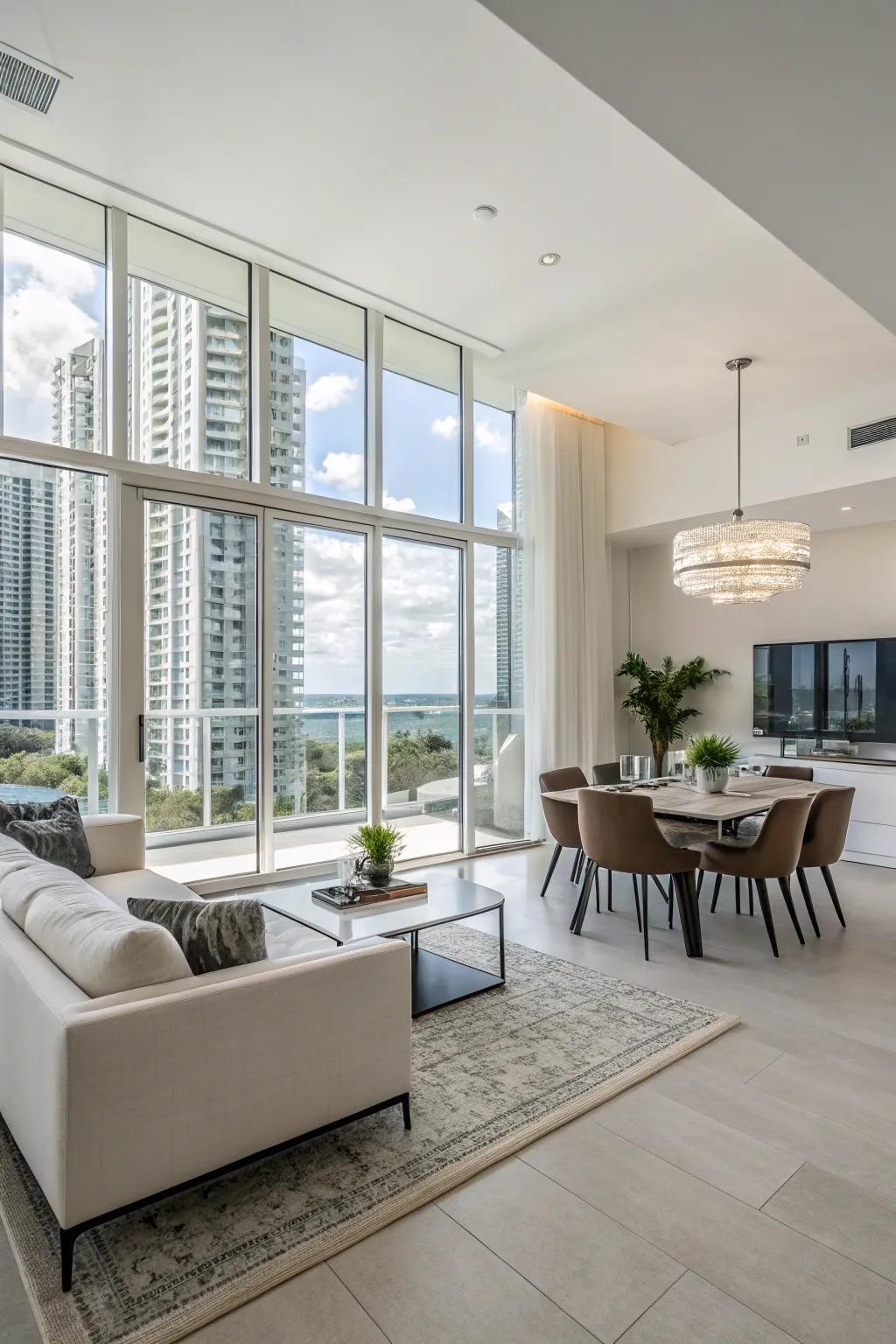 Open layouts can transform your condo into a cohesive space.